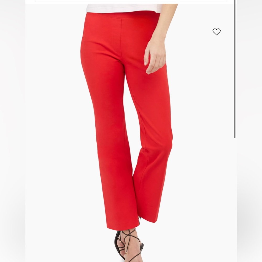 Red Women's Straight-Leg Pants
